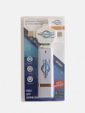 NWT The PhotoStick Omni 64GB For All Devices, PCs, Laptops,Cell Phones & Tablets
